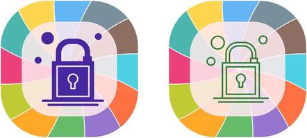Lock Icon Design vector