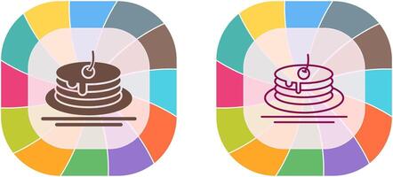 Pancake Icon Design vector