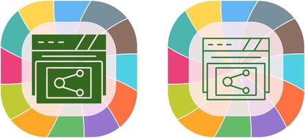 Share Icon Design vector