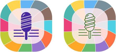 Popsicle Icon Design vector