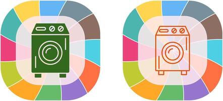 Washing Machine Icon Design vector