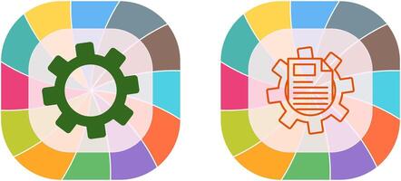 Cogwheel Icon Design vector