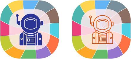 Astronaut Icon Design vector