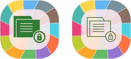 Data Security Icon Design vector