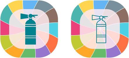 diseño de icono de extintor de incendios vector