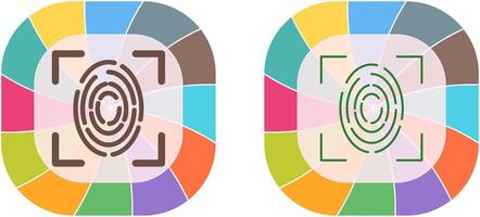 Fingerprint Icon Design vector