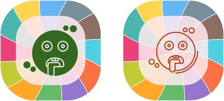 Drooling Icon Design vector