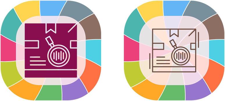 rastreo código icono diseño vector