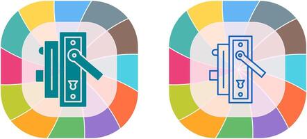 Door Handle Icon Design vector