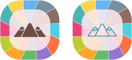 Mountain Icon Design vector