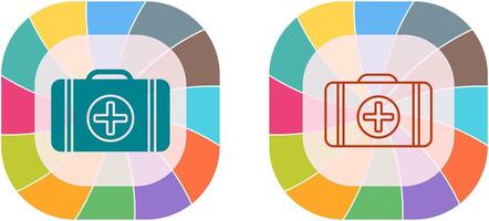 First Aid Kit Icon Design vector