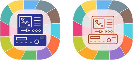 Electrocardiogram Icon Design vector