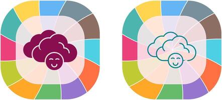 Cloudy Icon Design vector