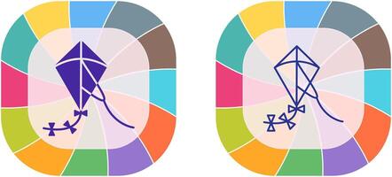 Kite Icon Design vector
