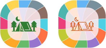 Tent Icon Design vector