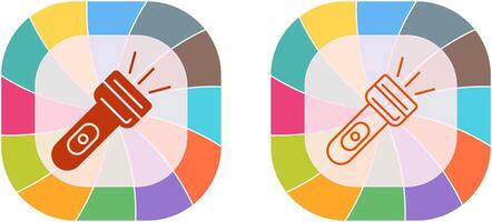 Flash Light Icon Design vector