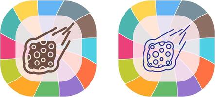 Meteorite Icon Design vector