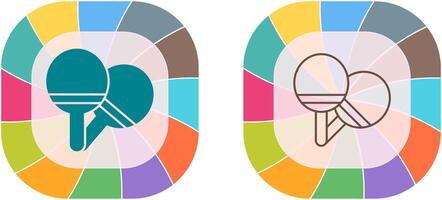 Ping Pong Icon Design vector