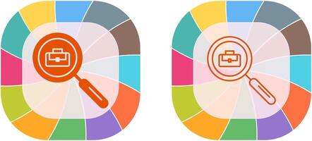 Sarch Job Icon Design vector