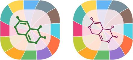 Molecule Icon Design vector