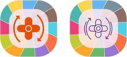 Rotate Icon Design vector