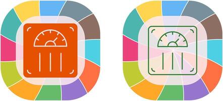 Weight Scale Icon Design vector