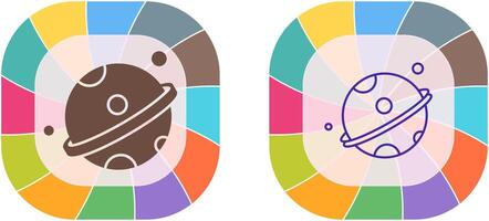 Planet Icon Design vector