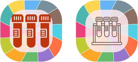 Test Tube Icon Design vector