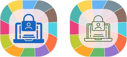 Authentication Icon Design vector