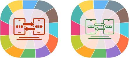 Data Synchronization Icon Design vector