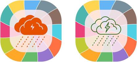 Rainy Day Icon Design vector