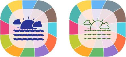 Sea Icon Design vector