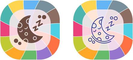 Sleeping Icon Design vector