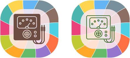 Voltmeter Icon Design vector