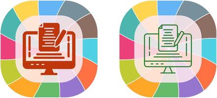 Note Icon Design vector