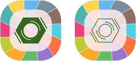 Nut Icon Design vector