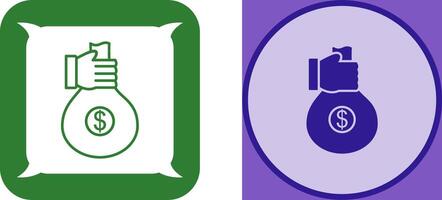 Unique Money Sharing Icon Design vector
