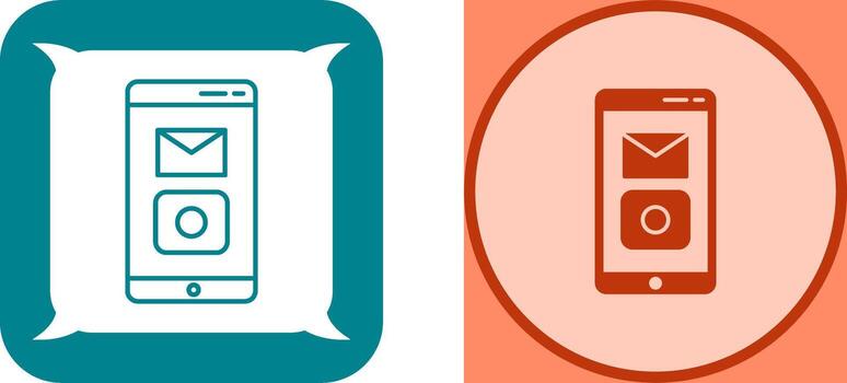 único móvil aplicaciones icono diseño vector