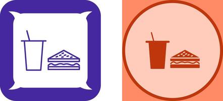 Unique Lunch Icon Design vector