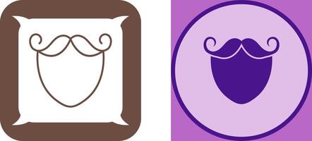 Beard and Moustache Icon Design vector