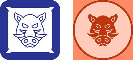 Boar Icon Design vector