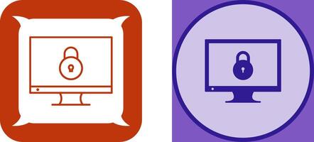 Unique Closed Access Icon Design vector