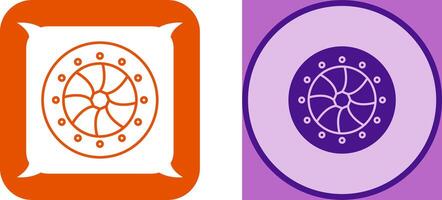 Unique Optical Diaphram Icon Design vector
