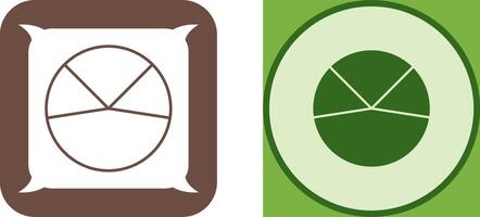 Pie Chart Analysis Icon Design vector