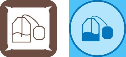 Tea Bag Icon Design vector