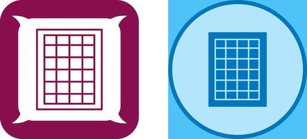 Table of Rates Icon Design vector
