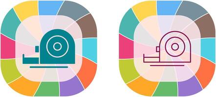 Measuring Tape Icon Design vector