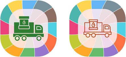 Fuel Truck Icon Design vector