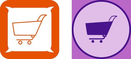 Unique Shopping Cart Icon Design vector