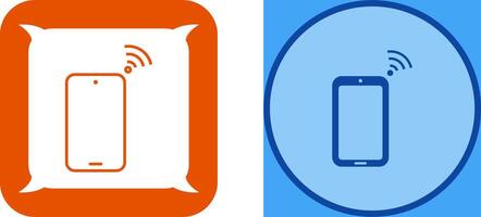 Unique Connected Device Icon Design vector
